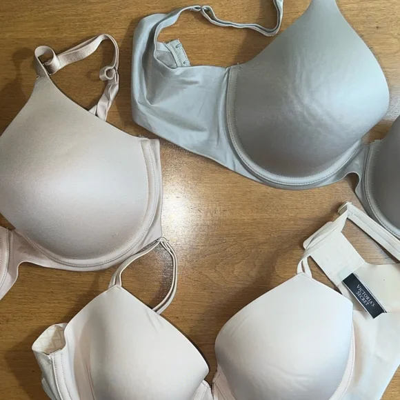 👙 Neutral Tone Beige Bras 👙
• Size: 34D
• Brands: 2 Aerie & 1 Victoria’s - Picture 2 of 8
